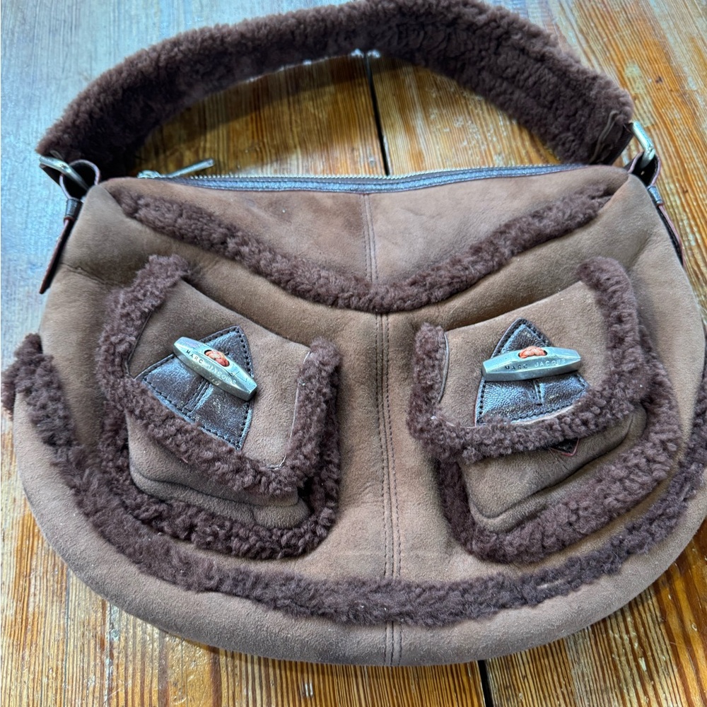 Marc by Marc Jacobs shearling bag.